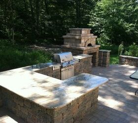 creative roundboy oven owners, outdoor living, Custom outdoor kitchen with a Roundboy oven builders package