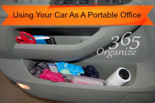 car organization, organizing, Second only to paper organization my most requested speaking topic is how to organize your car Here are my best car organization tips
