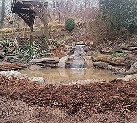 ecosystem fish pond renovation, outdoor living, pets animals, ponds water features, After Ecosystem Fish Pond Pittstown NJ
