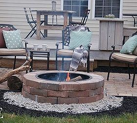 diy paver patio and fire pit