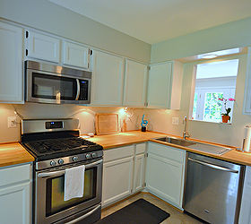 kitchen facelift the power of white paint, kitchen design, painting, Eryn s Kitchen After
