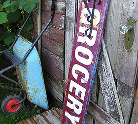 funky junk s top 2012 junk, repurposing upcycling, How I make my old signs all time top ranker for certain Ebook is coming out soon I know it s about time