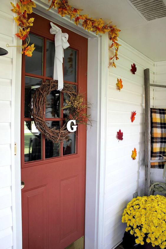 the talentless decorator s guide to fall porch decor, porches, seasonal holiday decor