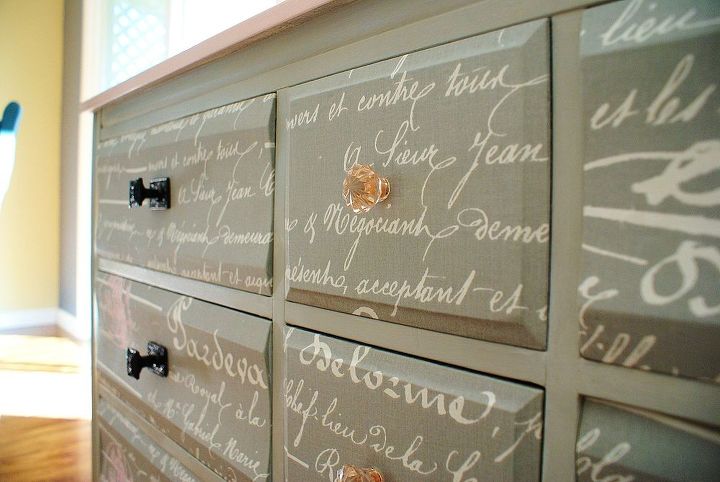 vintage dresser with french flair, painted furniture