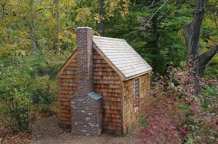 replica of henry david thoreau s cabin at walden pond, outdoor living