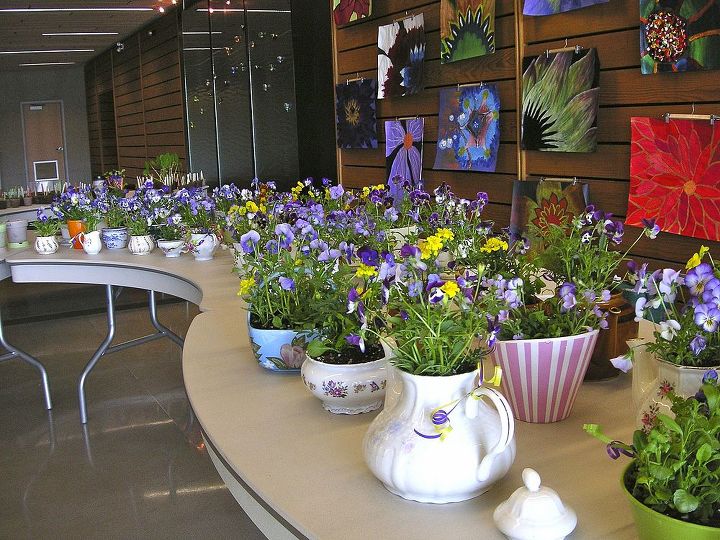 great idea for mothers day gift kids love making these, gardening, Tea cup plant sale