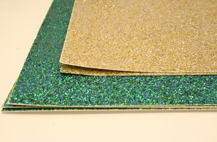 inspiring glitter artwork, crafts, decks, decoupage, home decor, First gather your favorite scrapbook paper I picked two glitter types