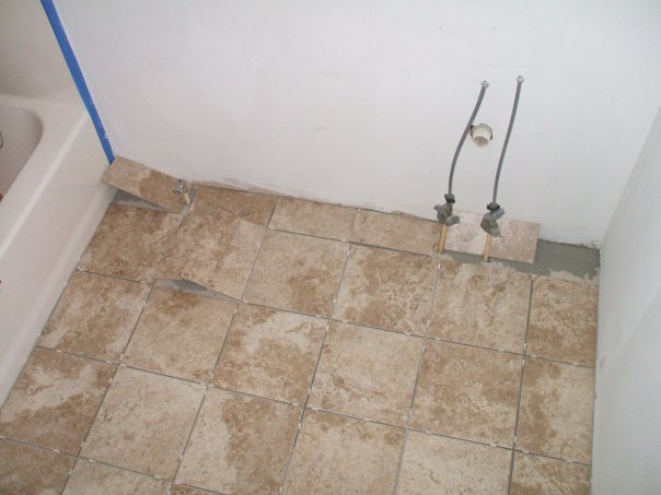 guest bathroom renovation, bathroom, remodeling, planned out the tile