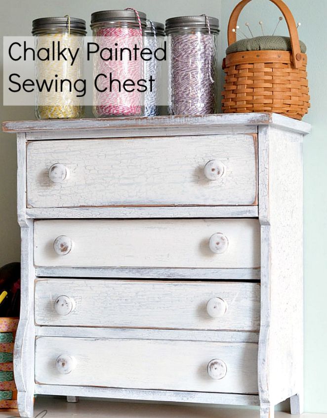 yard sale find redo with chalky paint, painting, repurposing upcycling