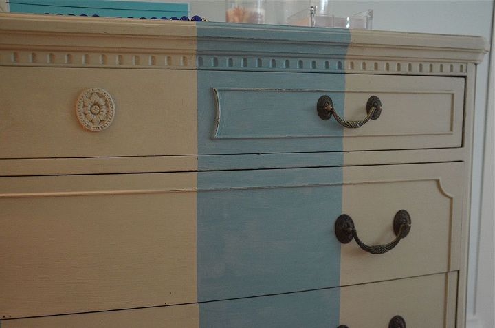 giving an old bureau new life, chalk paint, painted furniture