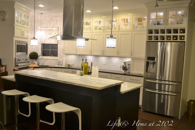 more features from the make it pretty monday party, home decor, Stunning Kitchen Makeover from