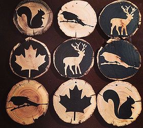 personalized wooden disc ornaments, crafts