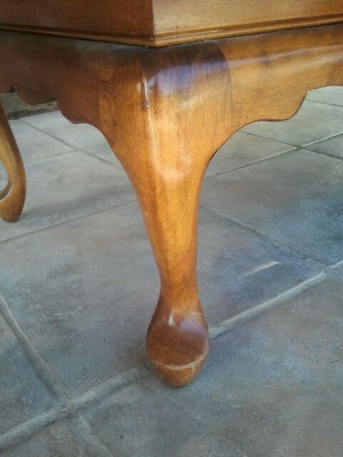 1964 birch coffee table, chalk paint, painted furniture, Legs are a little worn but not bad