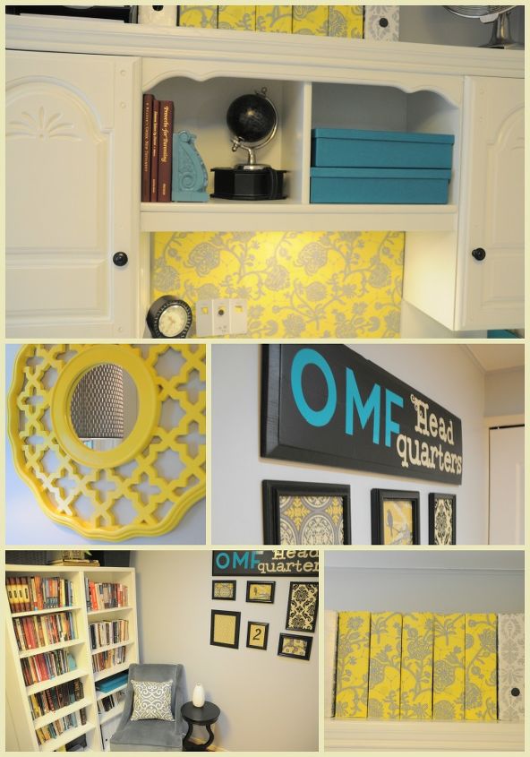 home office makeover, craft rooms, home decor, home office, organizing