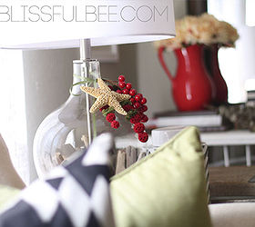 diy fillable lamp christmas in august with lamps plus and hometalk, christmas decorations, crafts, lighting, seasonal holiday decor, Hometalk and Lamps Plus Holiday Design Challenge