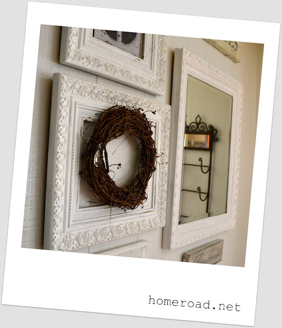 white gallery wall, home decor