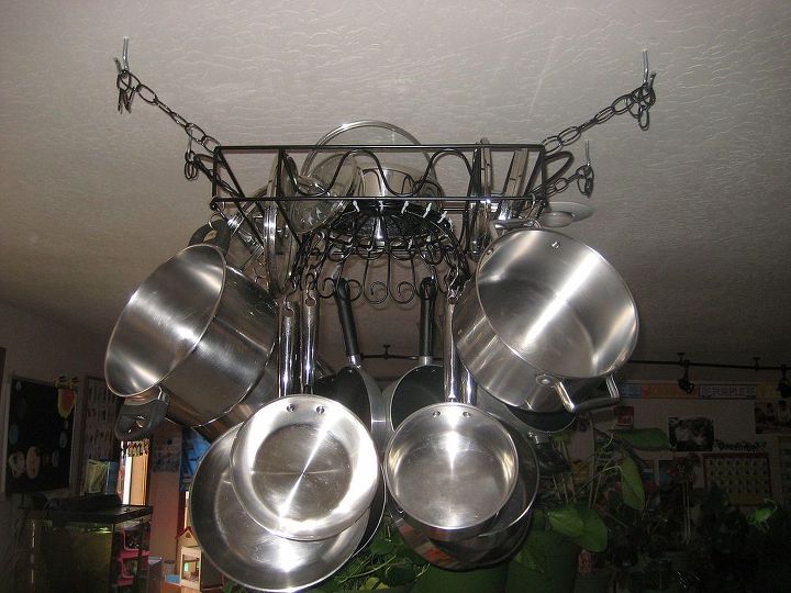 Diy Hanging Pot Pan Rack Hometalk