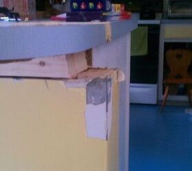 q removed the bar now what to do with this end, countertops, kitchen design, Maybe a not so helpful angle