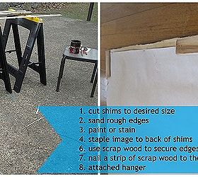 diy wood shim frame, diy, home decor, how to, woodworking projects