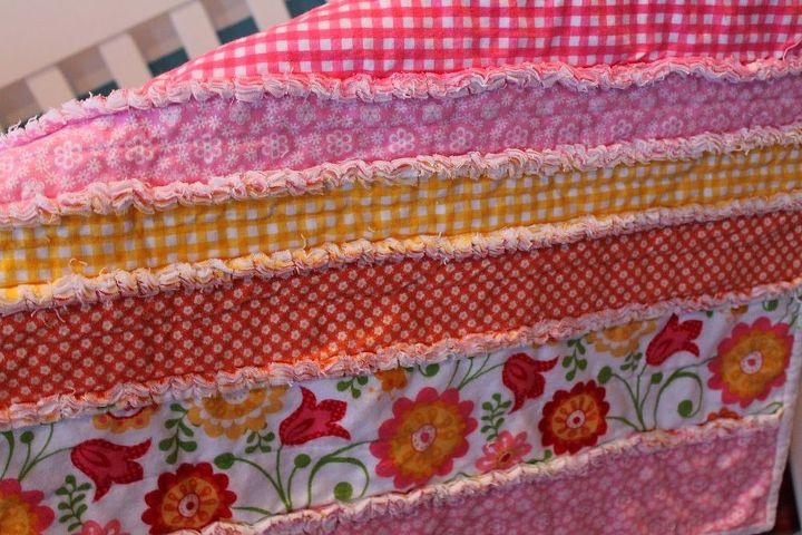 diy flannel baby rag quilt, crafts