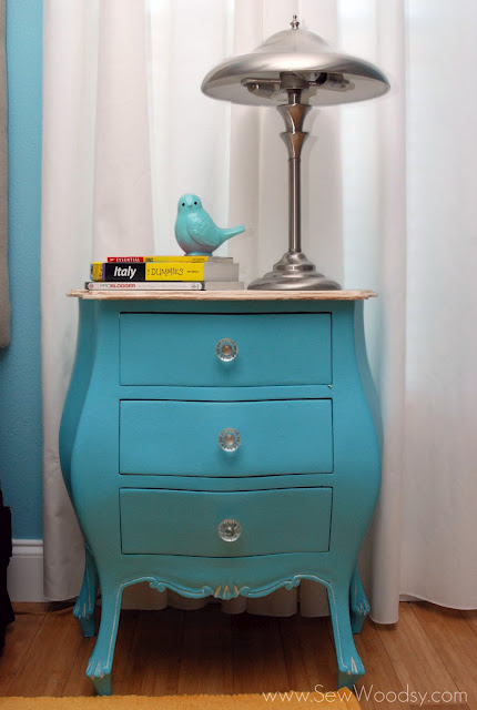 antique nightstand revamp, painted furniture, Antique Nightstand Revamp You can find the full tutorial here