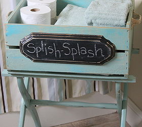 luggage rack a crate a fun new upcycled piece, bathroom ideas, home decor, outdoor furniture, painted furniture, repurposing upcycling, storage ideas
