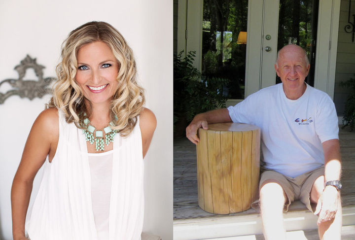 at home radio show features beautiful salvaged cypress wood furniture, painted furniture, repurposing upcycling, woodworking projects, John Gabrielson and daughter Atlanta interior designer Lisa Gabrielson will also be on the show Photos courtesy of