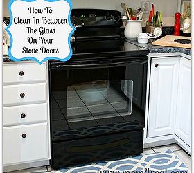 how to clean in between the glass on your stove doors, appliances, cleaning tips, doors, Clean the space between your oven doors