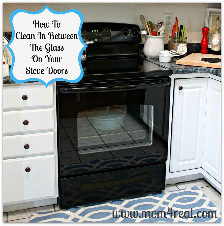how to clean in between the glass on your stove doors, appliances, cleaning tips, doors, Clean the space between your oven doors