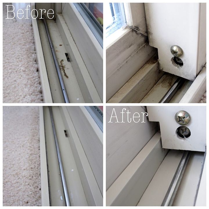 how to clean windows window sills and window tracks