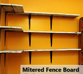 Recycled Fence Wall Shelves