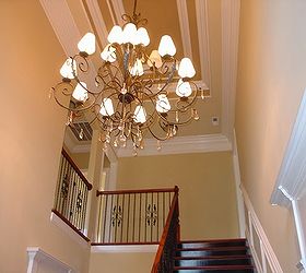 a simple rule for choosing the rights size light fixtures, lighting, Choose a dramatic light for 20 foyers
