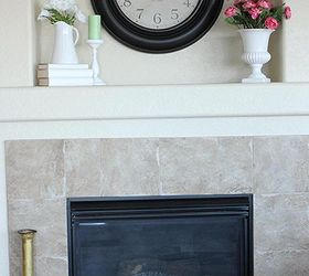 spring mantel, fireplaces mantels, home decor, living room ideas, seasonal holiday decor, My simple yet welcoming mantel decor