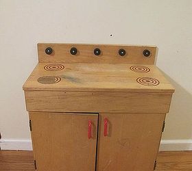 BEFORE & AFTER The Makeover of a Wooden Play Kitchen Hometalk