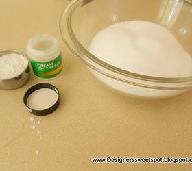 diy drain cleaner, cleaning tips, Add 1 4 cup cream of tartar