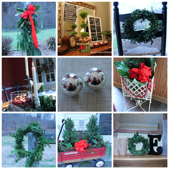 natural christmas decorations, christmas decorations, seasonal holiday decor