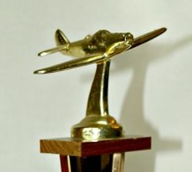 decorating with vintage the ultimate repurpose, home decor, painted furniture, Vintage pilot s trophy
