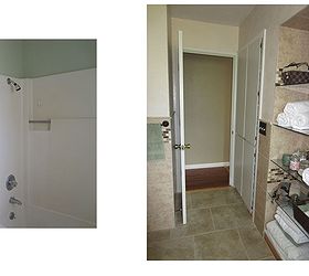 remodeling our 1970 s bathroom, bathroom ideas, home decor, home improvement, Before and after of one side
