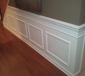 diy wainscoting, diy, wall decor, woodworking projects, AFTER Wainscoting