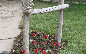 Front Yard Western Decor ~ Hitching Post