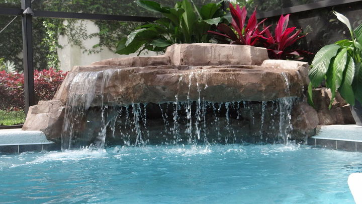 small swimming pool grotto, ponds water features, pool designs