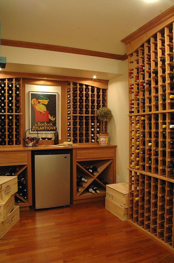 have you considered a wine cellar, closet, home decor, storage ideas, Part of a basement remodel which included a guest room sitting room and wine cellar built by Titus Built LLC