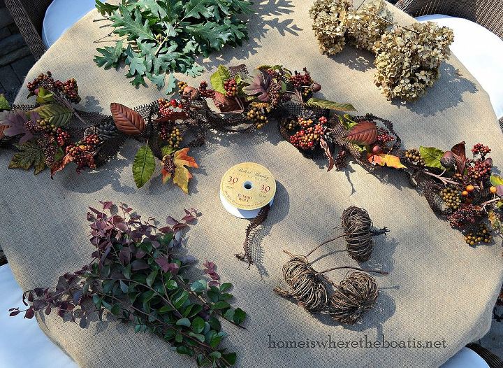 enhancing fall garland, crafts, outdoor living, seasonal holiday decor