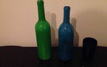 DIY painted bottles