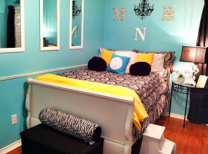 teen space glitz and glam, bedroom ideas, home decor, The comforter was the inspirational piece for this space for my teen client