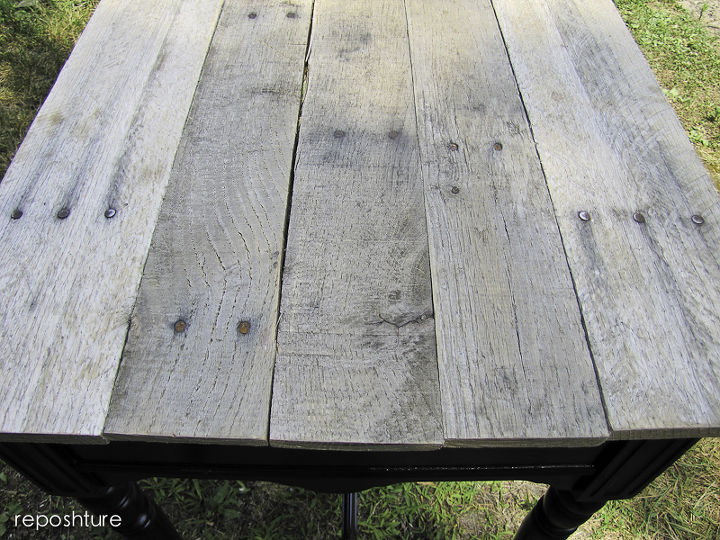 reclaimed pallet wood table, diy, painted furniture, pallet, repurposing upcycling, woodworking projects