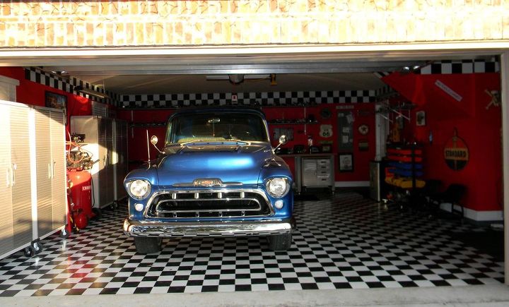 garage, garages, home decor, For those of you who requested pics of the truck in the garage
