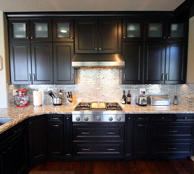 complete home remodel with custom cabinets wood floor, home improvement, kitchen backsplash, kitchen design, living room ideas