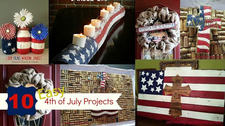 10 easy 4th of july projects, crafts, patriotic decor ideas, seasonal holiday decor, wreaths