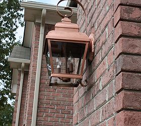 how to get the look of copper for less, curb appeal, painting, Makeover your outdoor fixtures with spray paint Easy and affordable DIY project